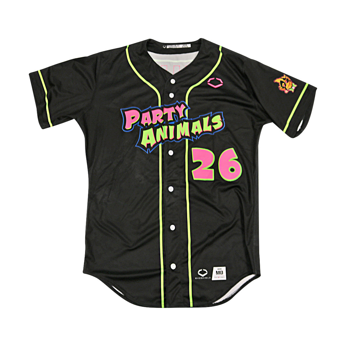 Nate Tellier Party Animals Game Worn Jersey from June 6-7, 2025 in Charlotte