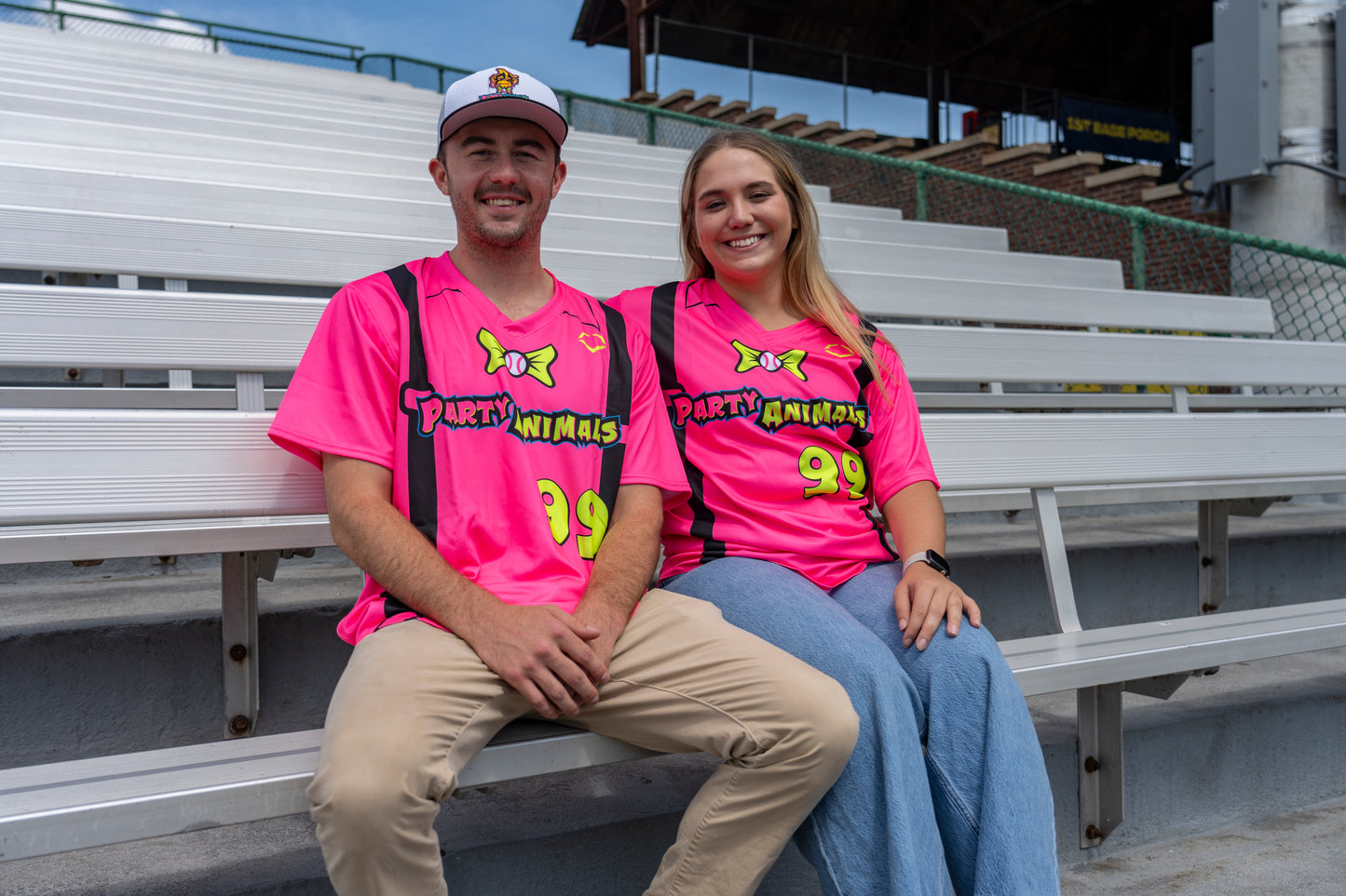 Party Animals EvoShield Short Sleeve Jersey - Pink Suspenders