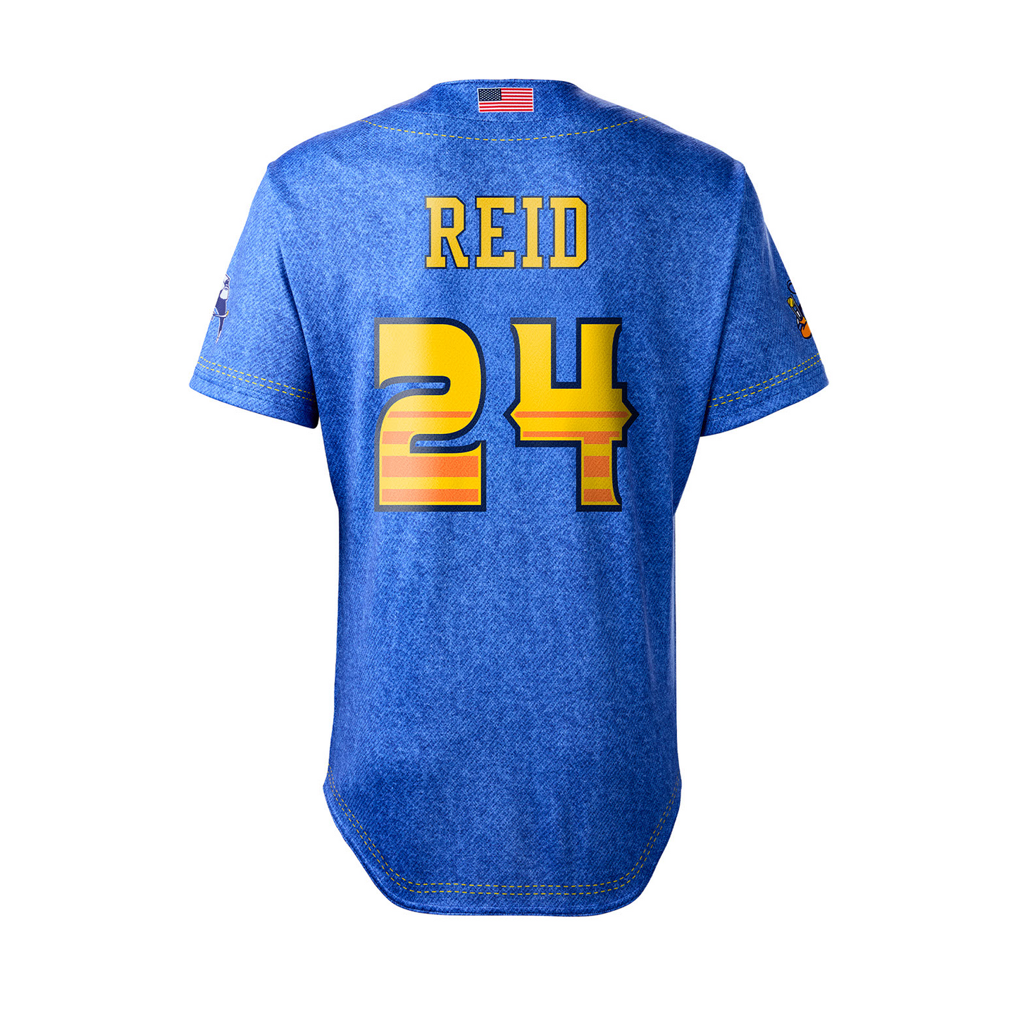 Tailgaters Jon Reid #24 Player Jersey - Denim