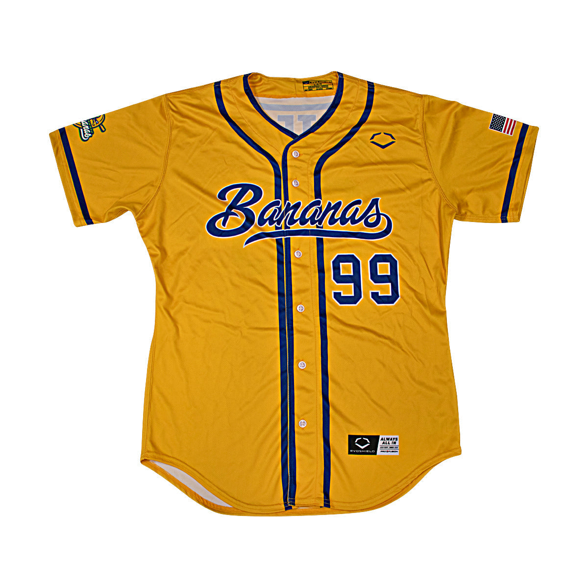 Ray Ortega Autographed Game Worn Savannah Bananas Jersey from Fenway Park Game on 6/8/2024