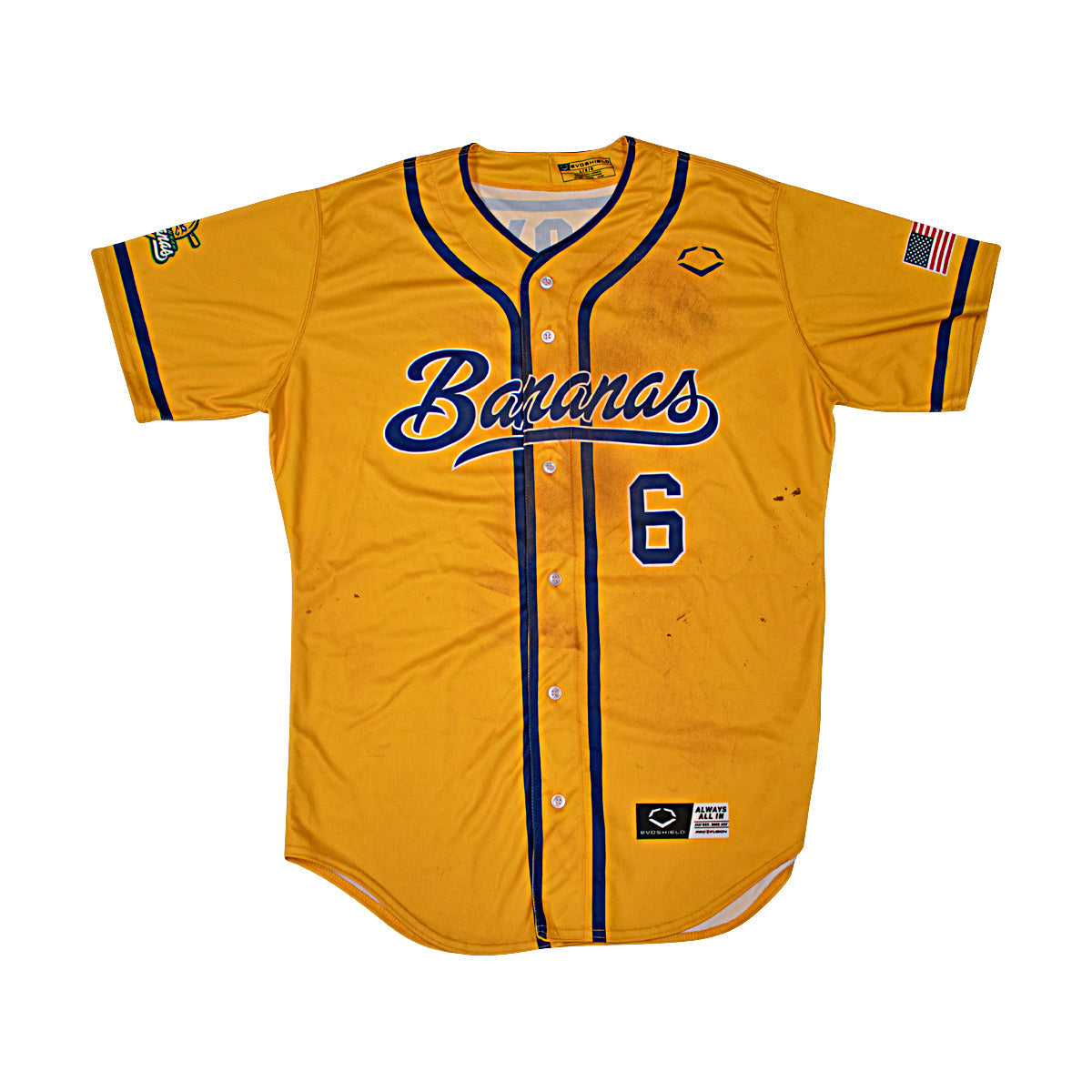 Ryan Cox Autographed Game Worn Savannah Bananas Jersey from Fenway Park Game on 6/8/2024