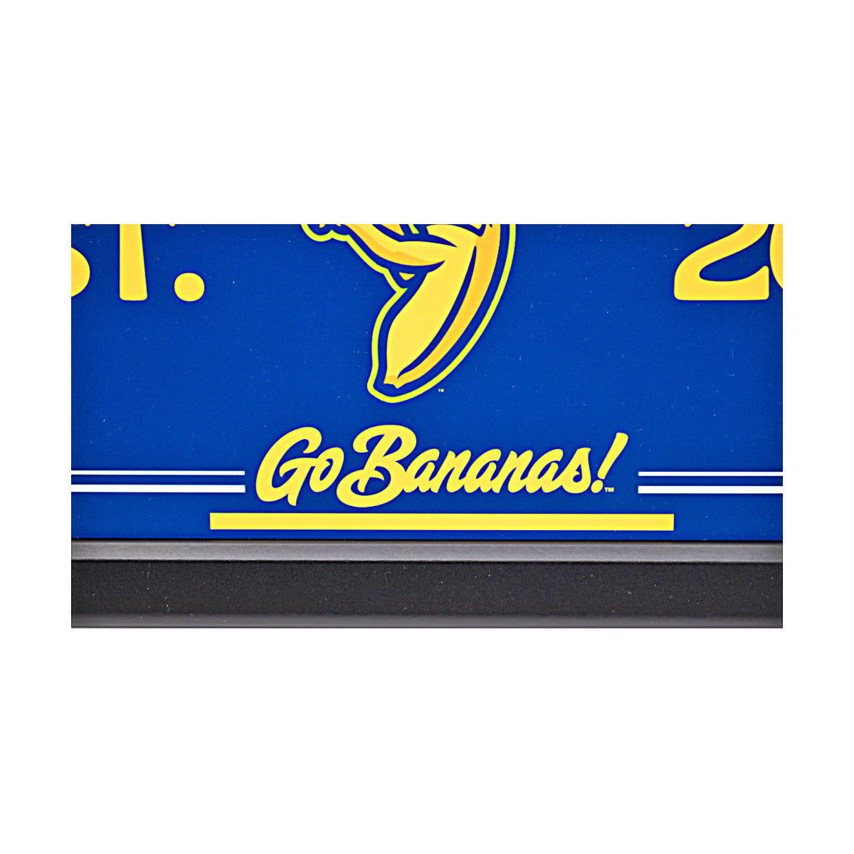 Savannah Bananas Framed We Make Baseball Fun Sign - 12"x22"
