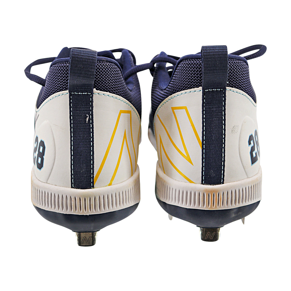 Corey Kluber "Former Cleveland Indian" Autographed Game Worn Pair of Size 11 New Balance Cleats from Savannah Banana Progressive Field Game on 8/10/2024