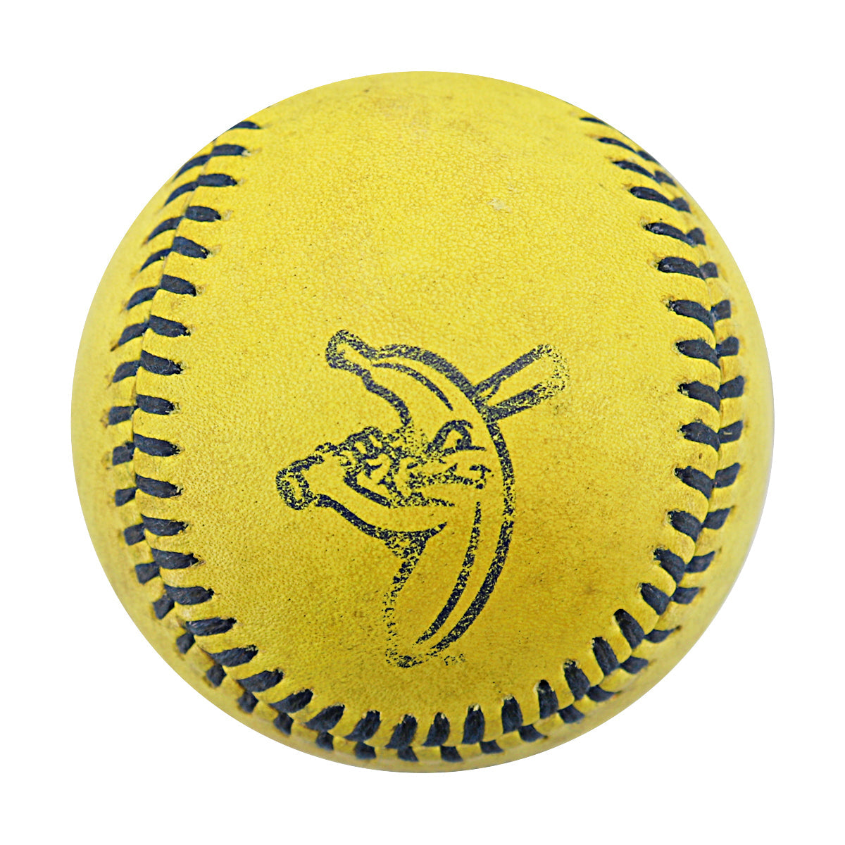 Savannah Bananas Game Used Banana Ball from 8/10/2024 Game at Cleveland Progressive Field - Corey Kluber First Pitch Ball