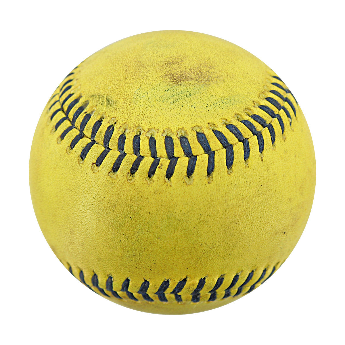 Savannah Bananas Game Used Banana Ball from 8/10/2024 Game at Cleveland Progressive Field - Corey Kluber First Pitch Ball