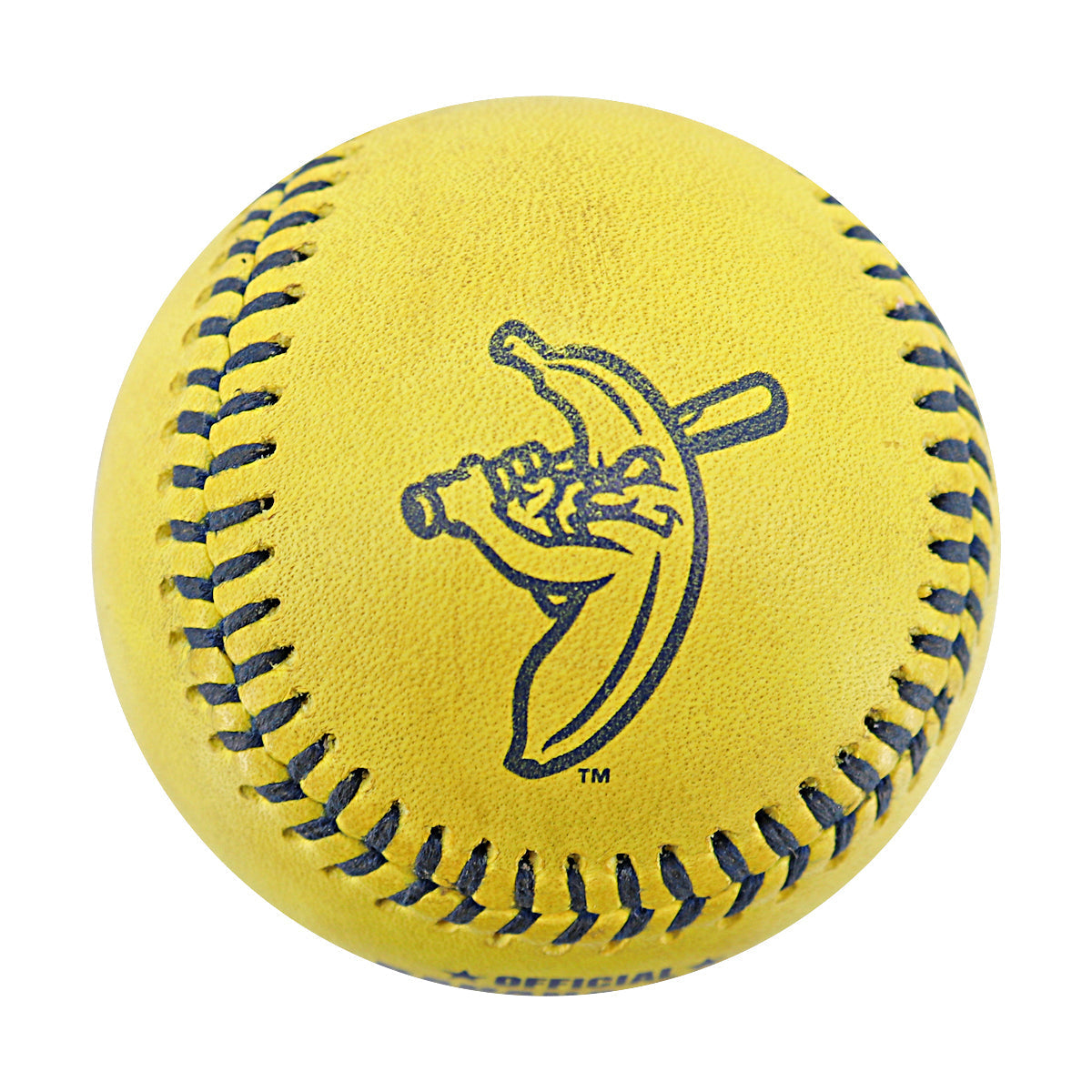 Savannah Bananas Game Used Banana Ball from 8/10/2024 Game at Cleveland Progressive Field - Corey Kluber Final Out of Inning Ball
