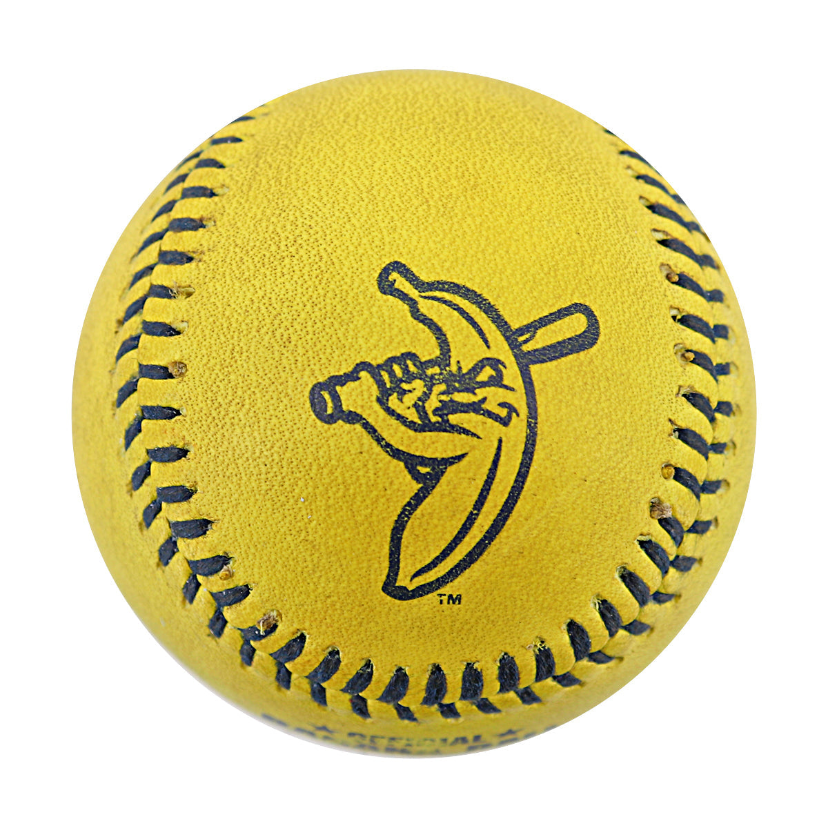 Savannah Bananas Game Used Banana Ball from 8/10/2024 Game at Cleveland Progressive Field - First Trick Play Out Ball