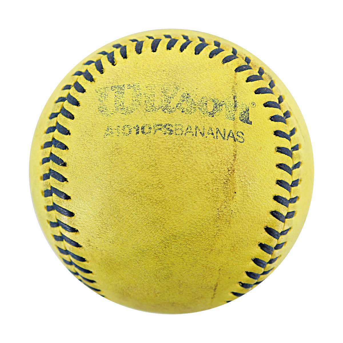Savannah Bananas Game Used Banana Ball from 8/10/2024 Game at Cleveland Progressive Field - Ball from Gillespie's Worlds Fastest 46 Second Inning