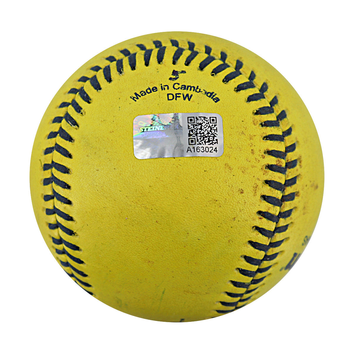 Savannah Bananas 2024 Game Used Baseball from Philadelphia Citizens Bank Park - 9/21/24 - 1st Trick Play Animals (Achuff)