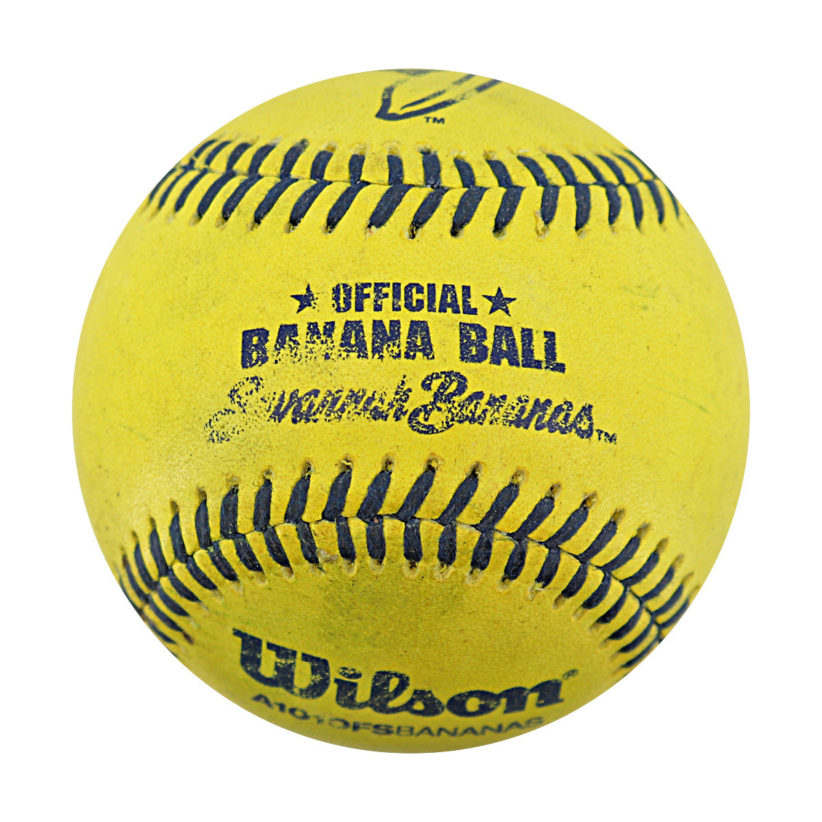 Savannah Bananas 2024 Game Used Baseball from Philadelphia Citizens Bank Park - 9/21/24 - 1st Trick Play Animals (Achuff)