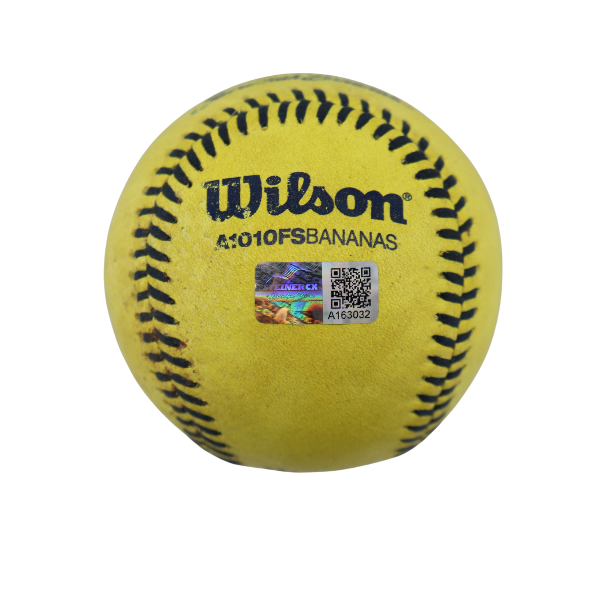 Joe Blanton Autographed Savannah Bananas 2024 Game Used Baseball from Philadelphia Citizens Bank Park - 9/21/24