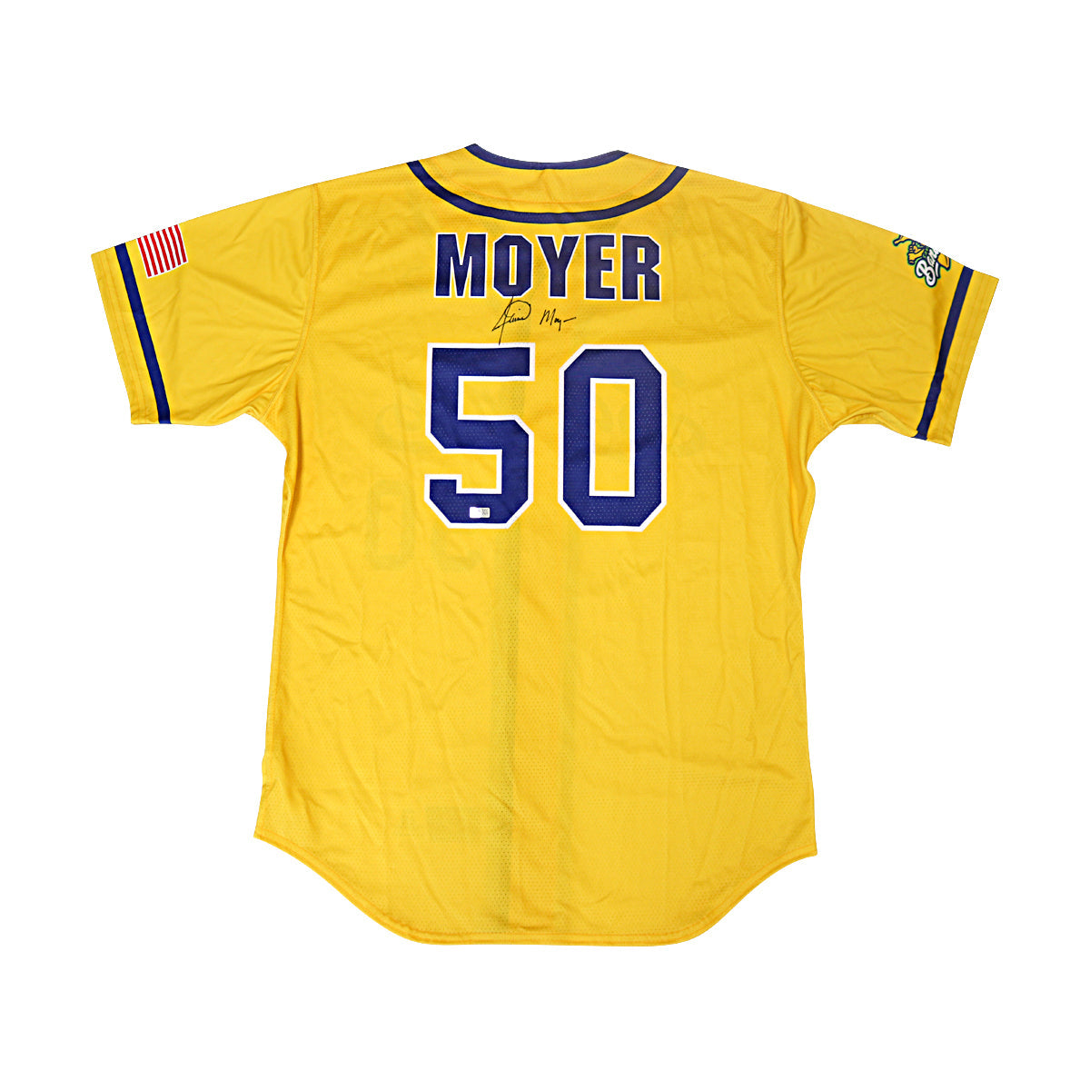 Jamie Moyer Autographed Savannah Bananas 2024 Game Worn Jersey from Philadelphia Citizens Bank Park - 9/21/24