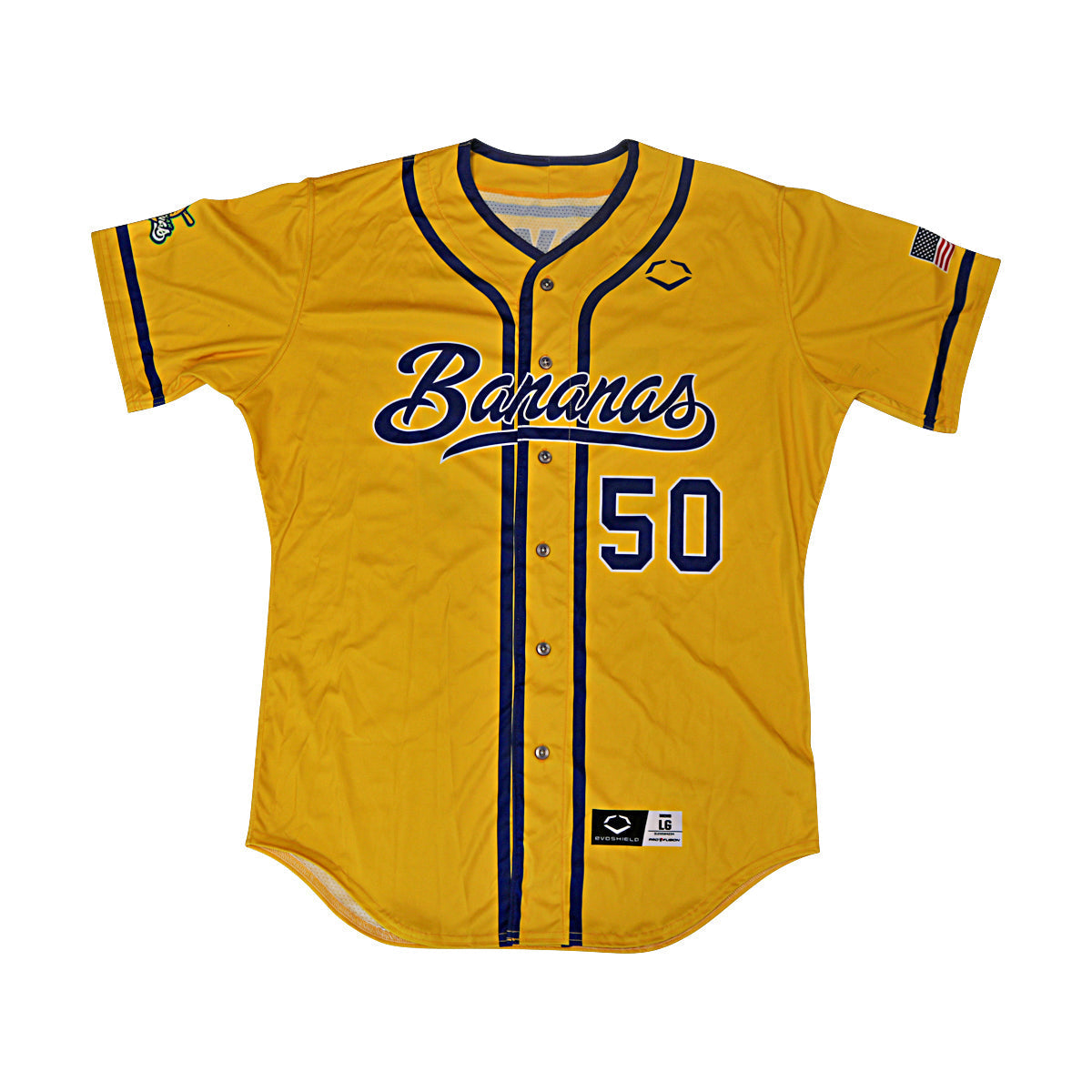 Jamie Moyer Autographed Savannah Bananas 2024 Game Worn Jersey from Philadelphia Citizens Bank Park - 9/21/24