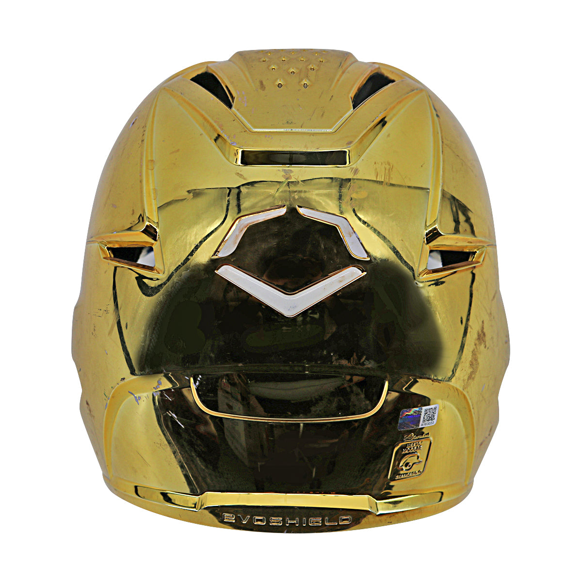 Ryan Howard Autographed Savannah Bananas 2024 Game Used Golden Batter Helmet from Philadelphia Citizens Bank Park - 9/21/24