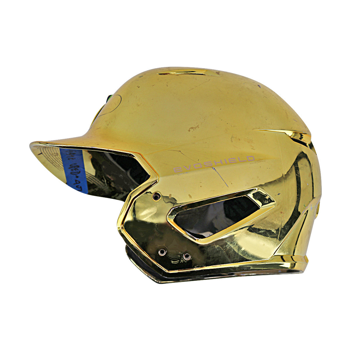 Ryan Howard Autographed Savannah Bananas 2024 Game Used Golden Batter Helmet from Philadelphia Citizens Bank Park - 9/21/24