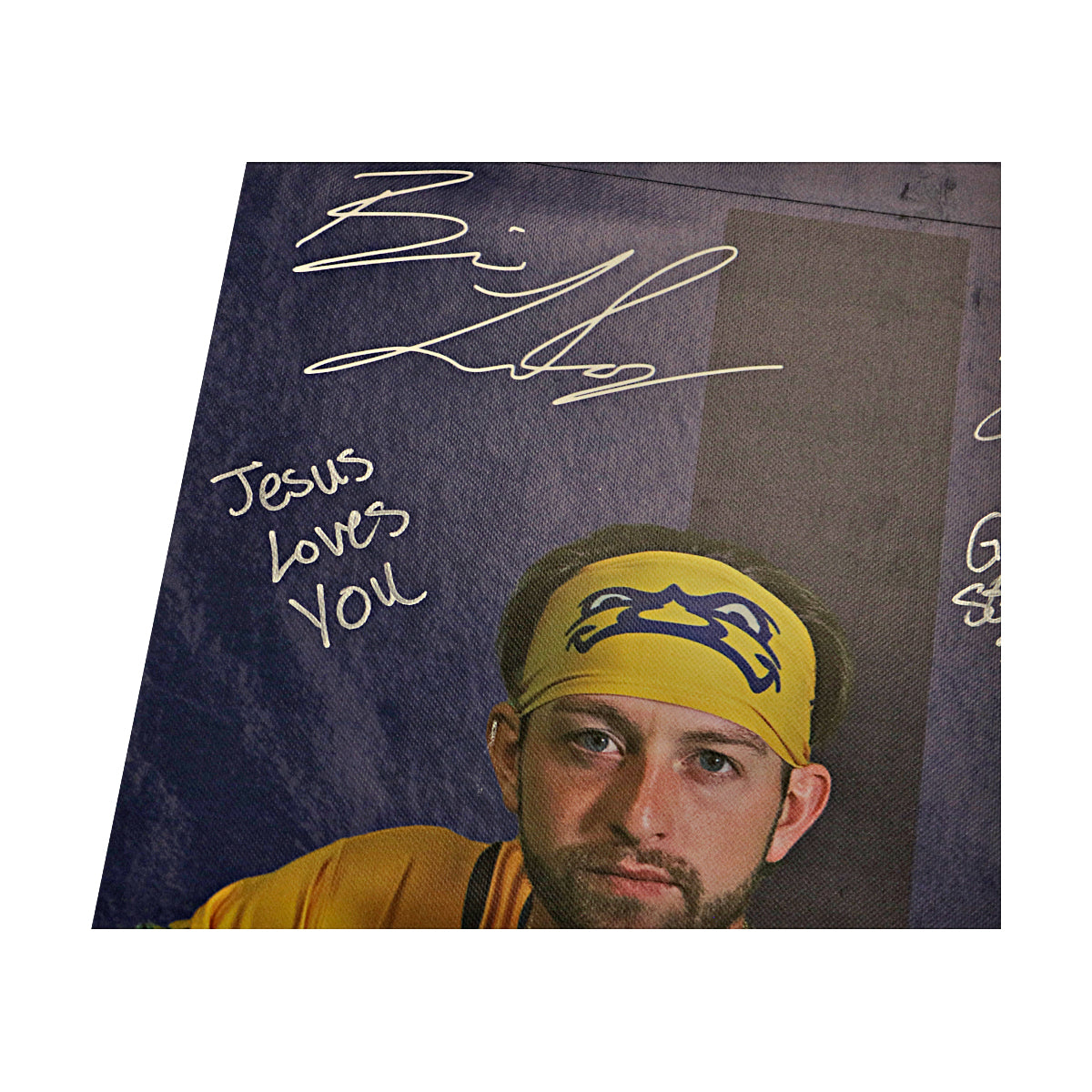 Bill Leroy Autographed Inscribed Savannah Bananas 2024 Grayson Stadium 24"x35" Vinyl Banner