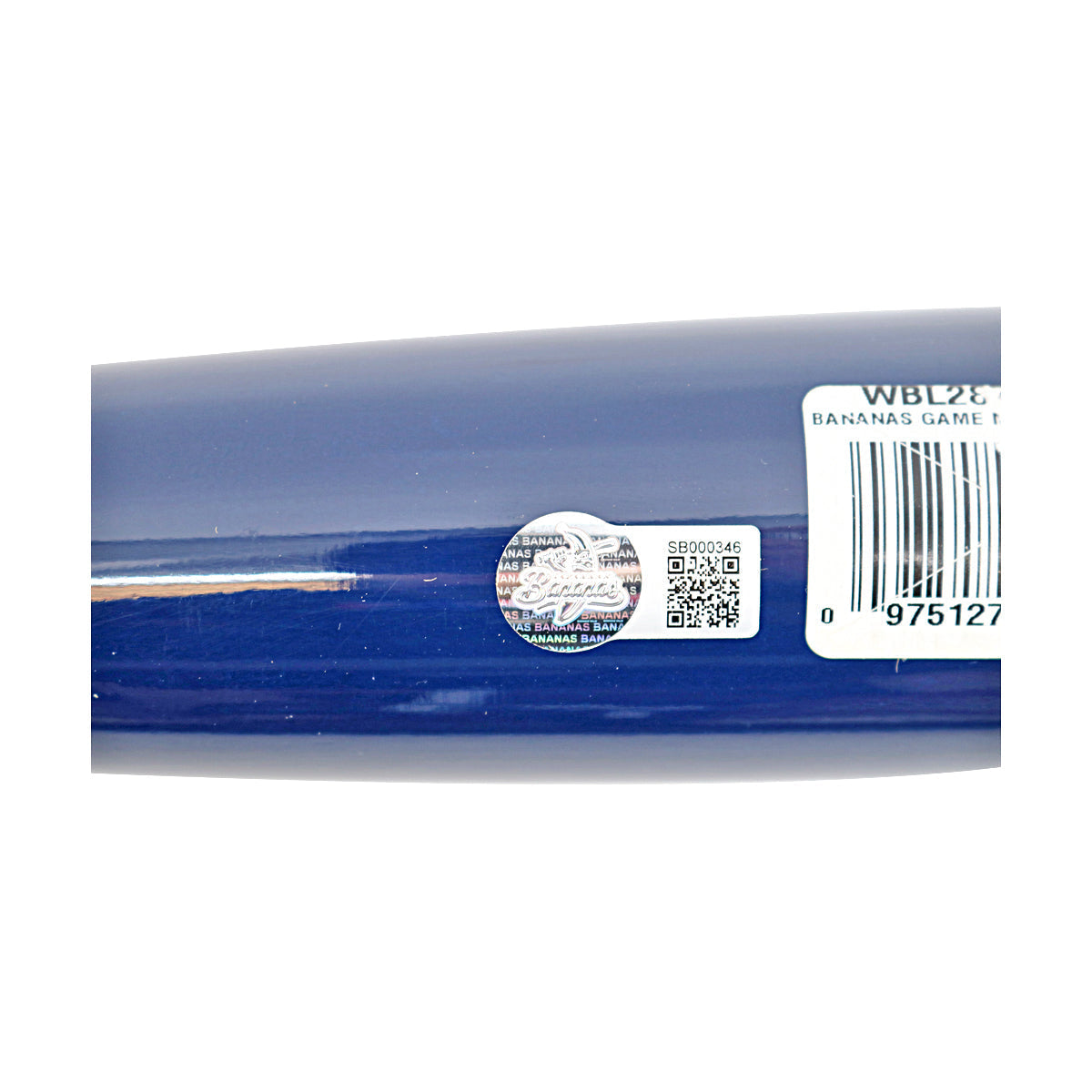 Jackson Olson Savannah Bananas Autographed Inscribed 'Go Bananas' LS RA13 Game Model 2025 Bat