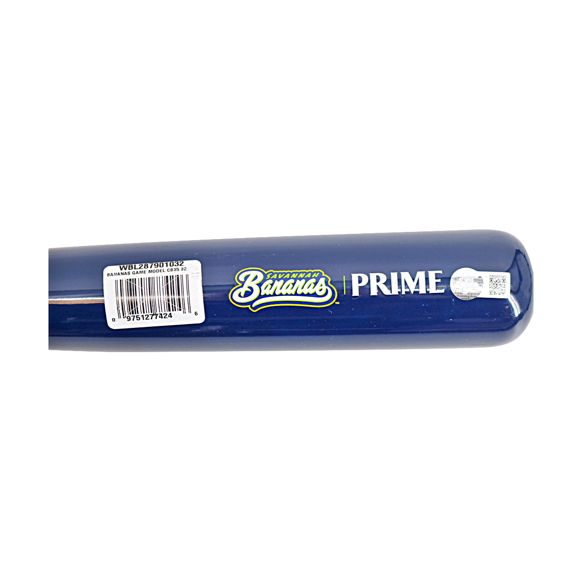 Jackson Olson Savannah Bananas Autographed Inscribed 'Go Bananas' LS CB35 Game Model 2025 Bat
