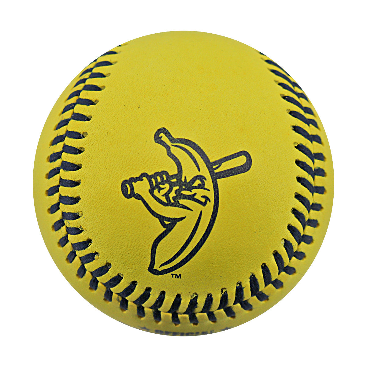 Robert Anthony Cruz Savannah Bananas Autographed Inscribed 'Lets Grow' Wilson Banana Ball