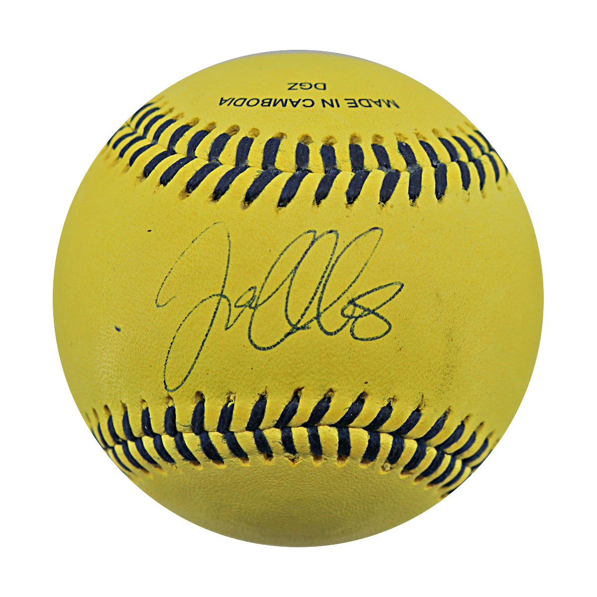 Jackson Olson Savannah Bananas Autographed Wilson Banana Ball