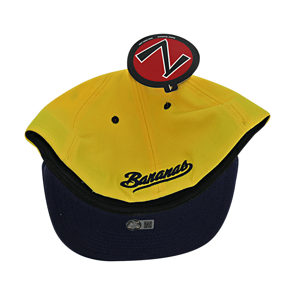 Jackson Olson Savannah Bananas Autographed Inscribed 'Go Bananas' Zephyr XL Hat