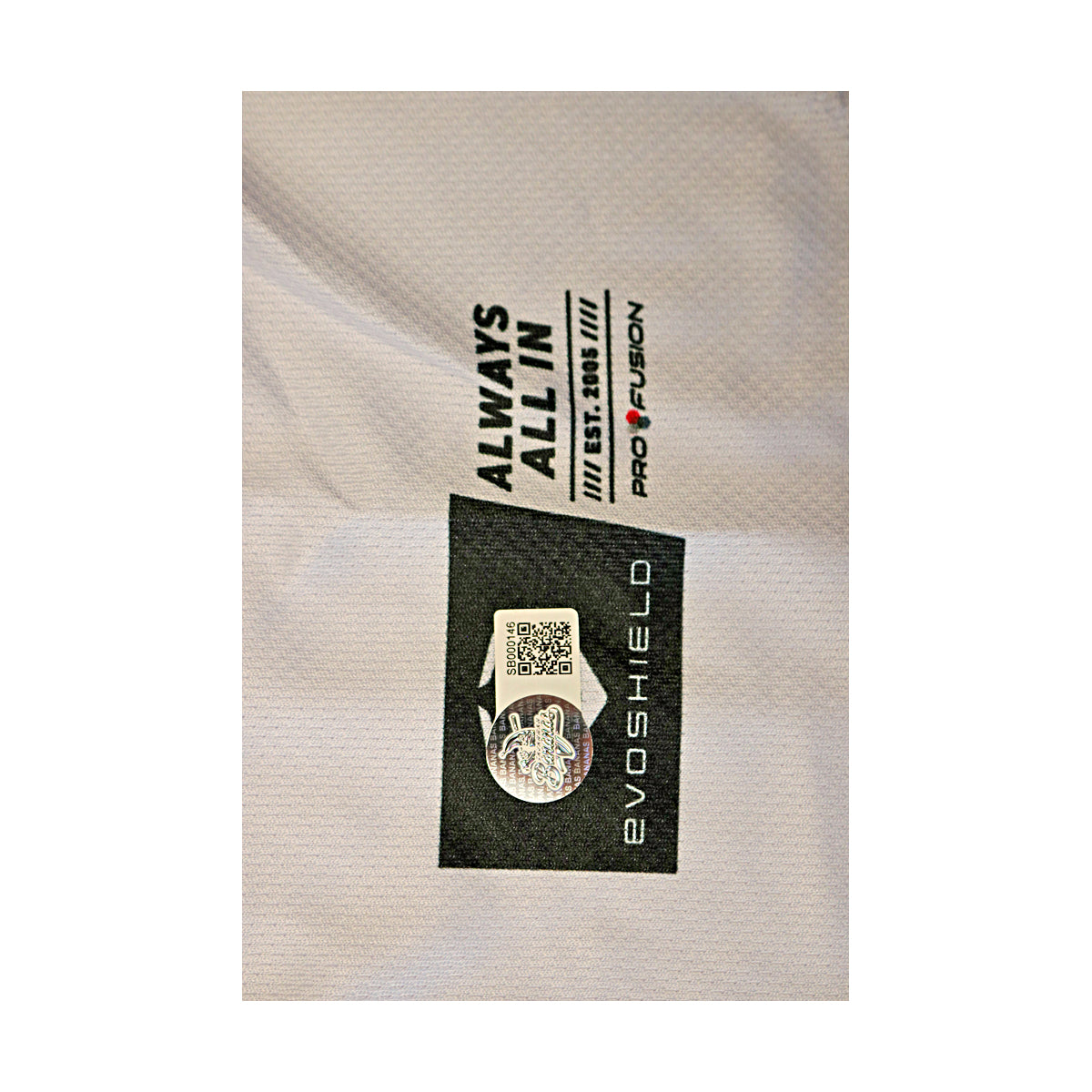 Savannah Bananas 2025 Team Autographed Game Model Bananas White Evoshield Jersey