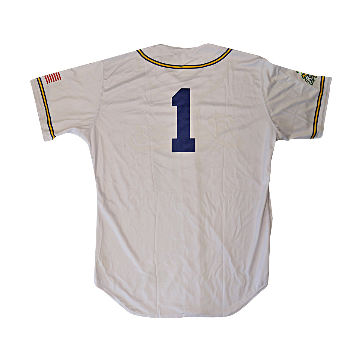 Savannah Bananas 2025 Team Autographed Game Model Bananas White Evoshield Jersey