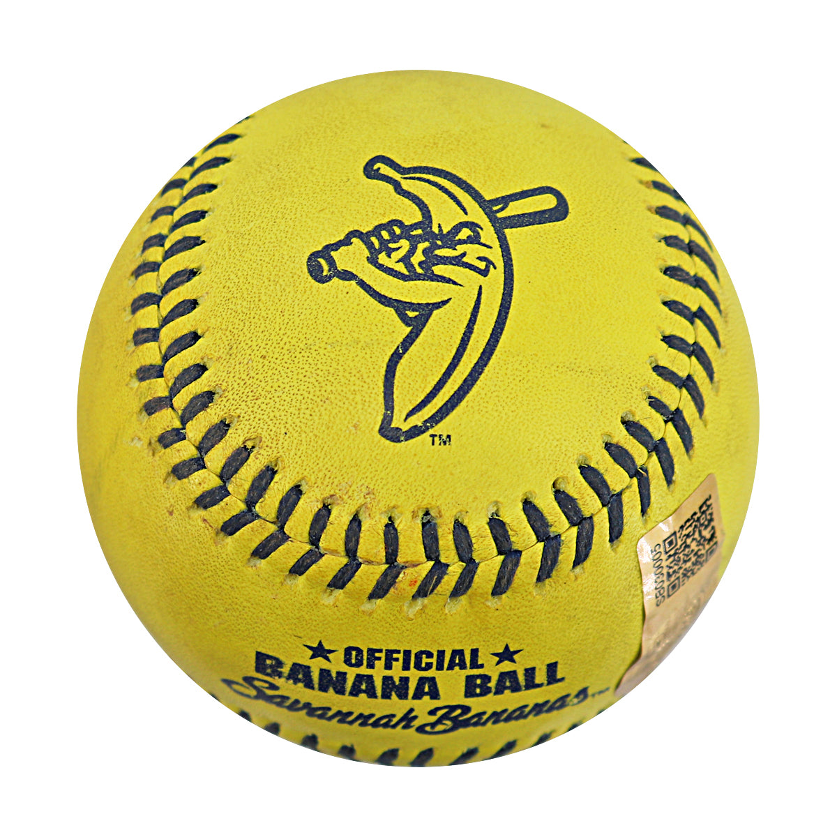 Chase Achuff Party Animals Autographed and Inscribed Game Used Banana Ball from 3/29/25 at Atlanta - Top 2 Foul Ball