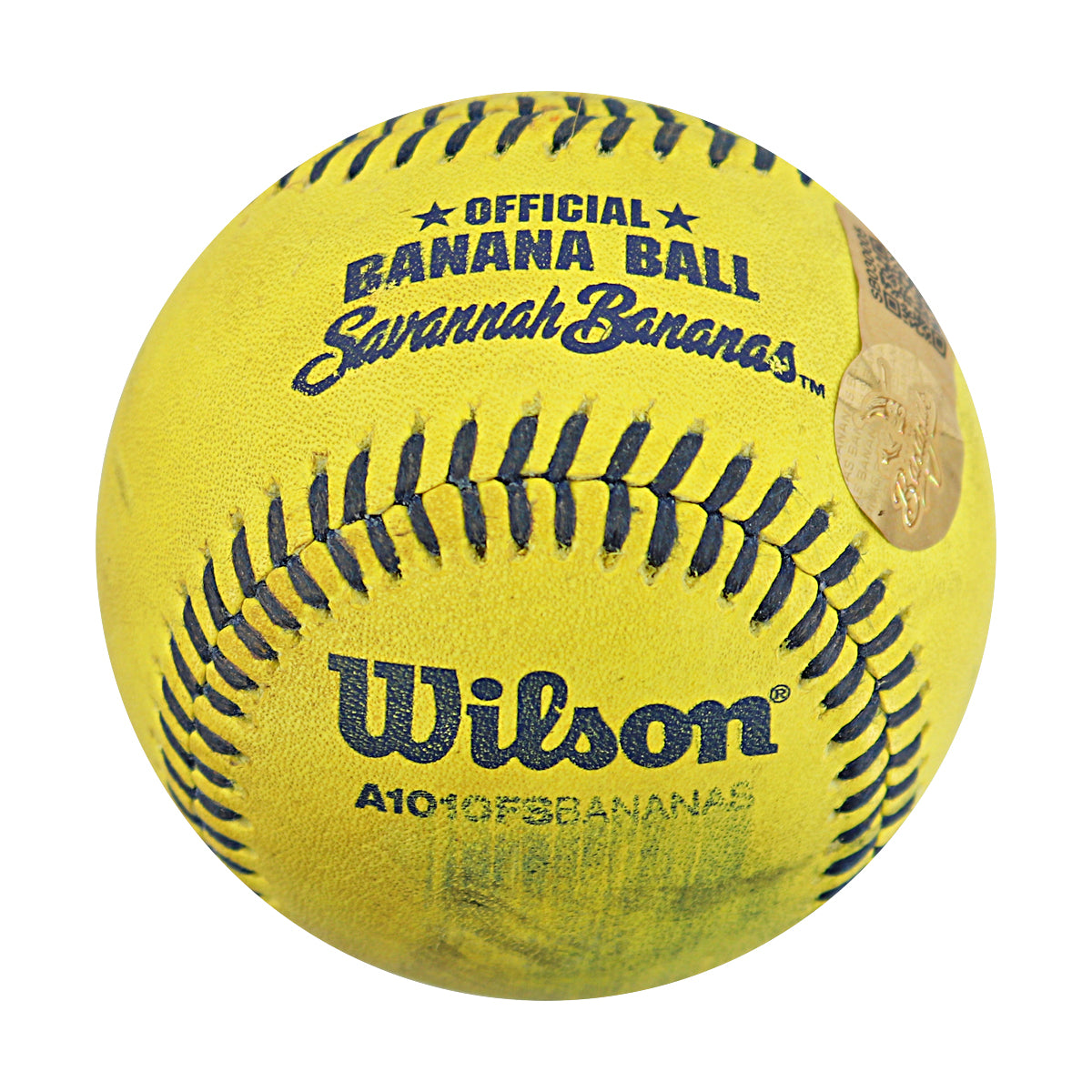 Chase Achuff Party Animals Autographed and Inscribed Game Used Banana Ball from 3/29/25 at Atlanta - Top 2 Foul Ball