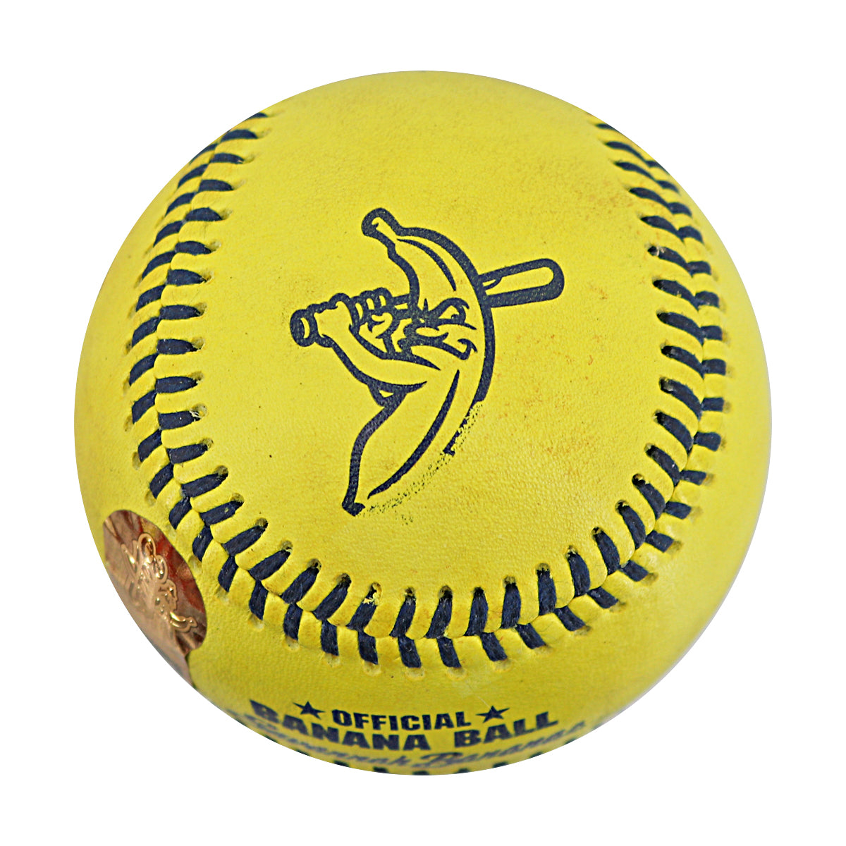 Ty Jackson Savannah Bananas Autographed and Inscribed Game Used Banana Ball from 3/29/25 at Atlanta - Top 4 Double Play