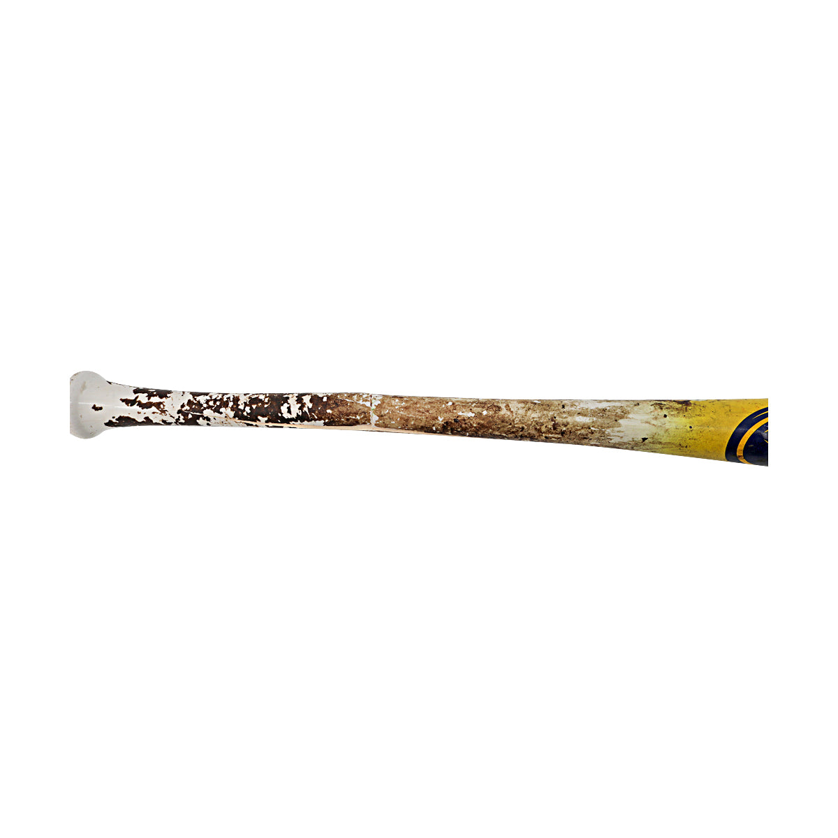 Ty Jackson Savannah Bananas Autographed and Inscribed Game Used Vincent Derubeis Model Cracked Bat from 3/29/25 at Atlanta - Bottom of 5th
