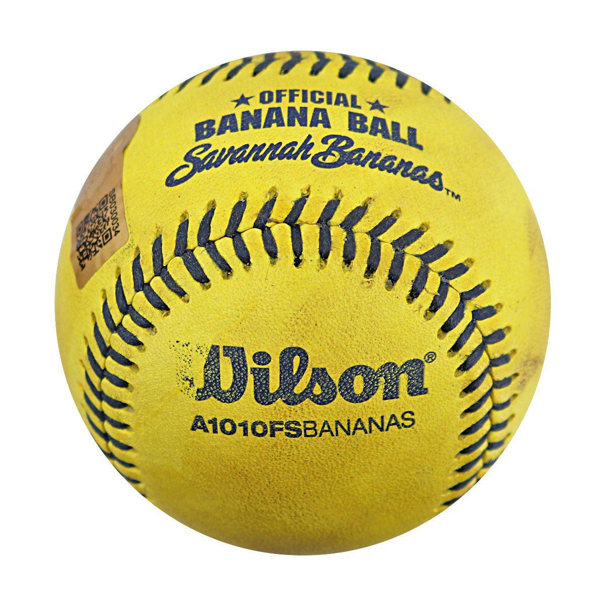 Vincent "The Dancing Umpire" Chapman Savannah Bananas Game Used Banana Ball from 3/30/25 at Atlanta