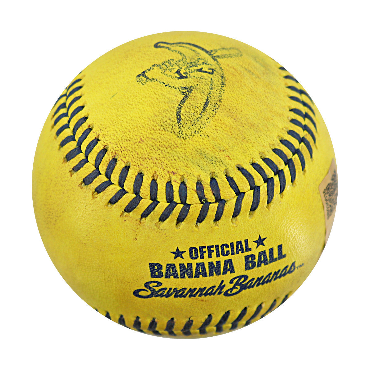 Reese Alexiades Savannah Bananas Autographed Game Used Banana Ball from 3/30/25 at Atlanta - Top 5 Trick Play and Final Out Ball