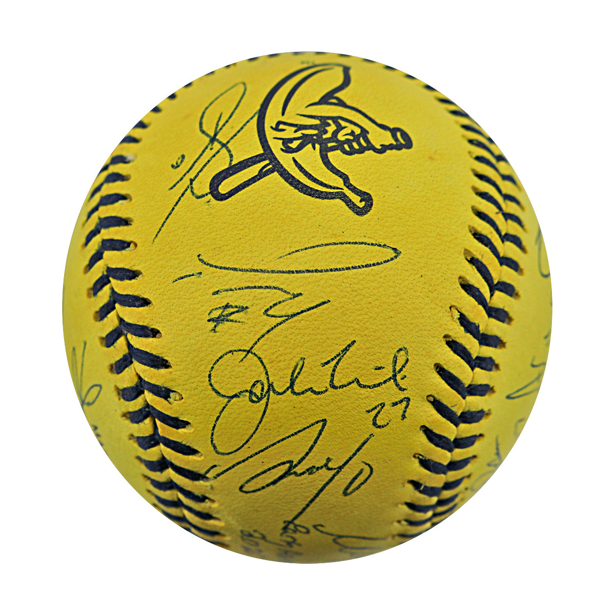 Party Animals 2025 Team Autographed Wilson Banana Ball