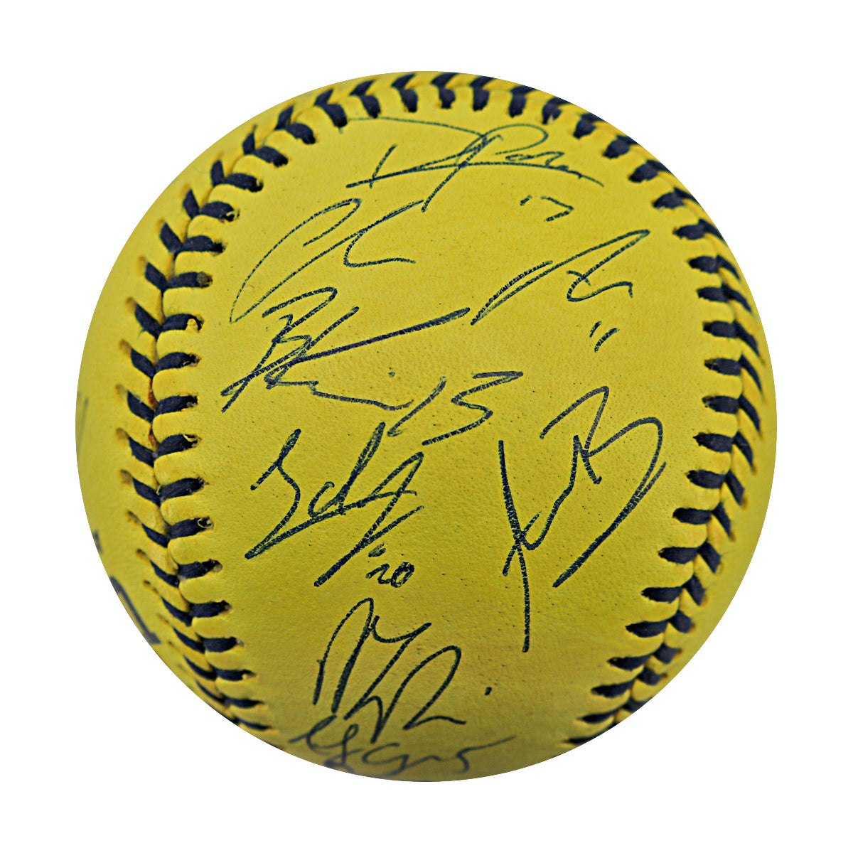 Party Animals 2025 Team Autographed Wilson Banana Ball