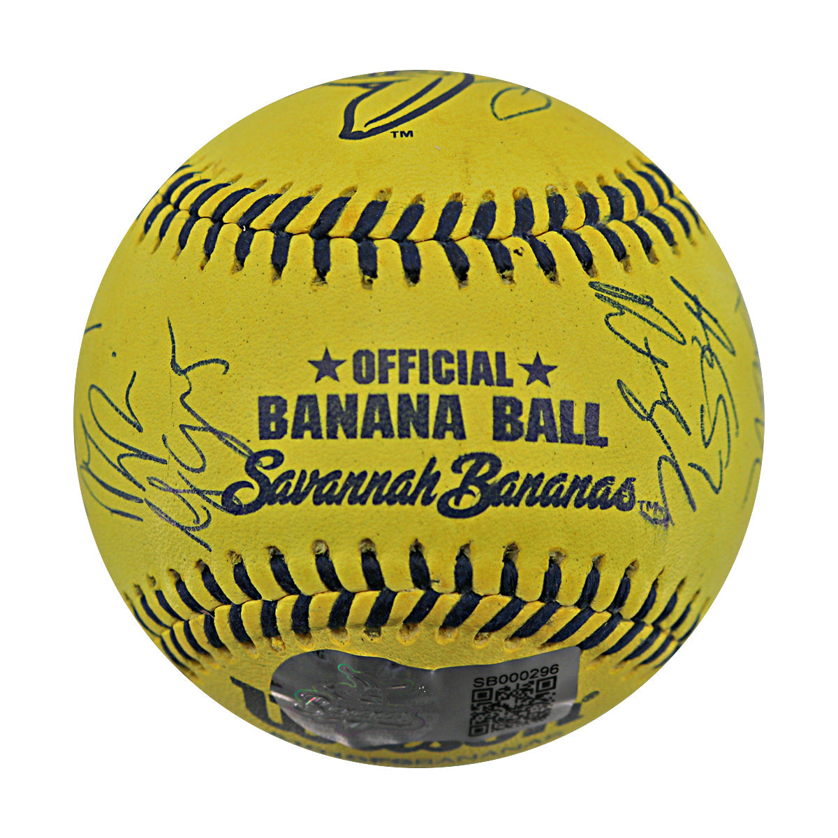 Party Animals 2025 Team Autographed Wilson Banana Ball