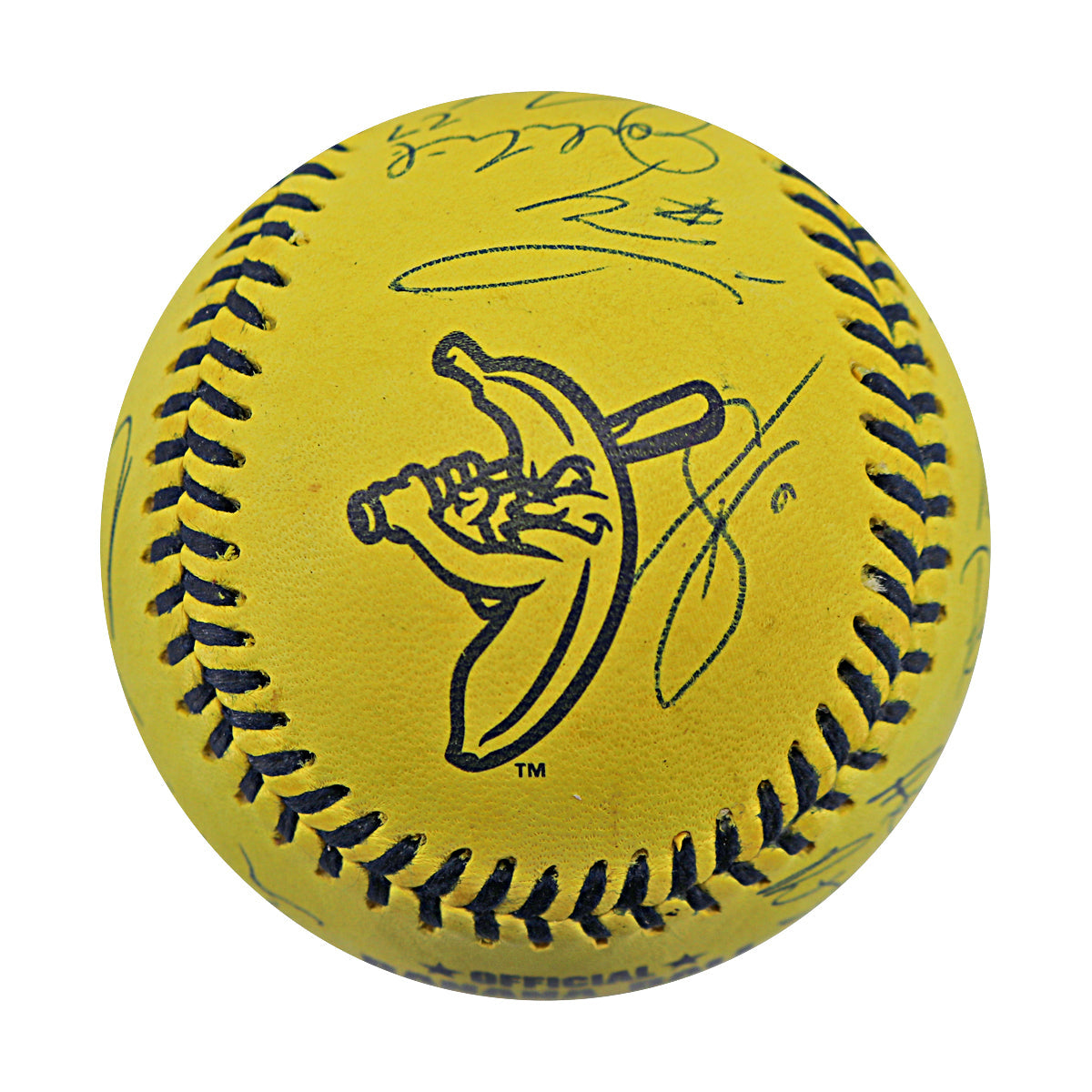 Party Animals 2025 Team Autographed Wilson Banana Ball