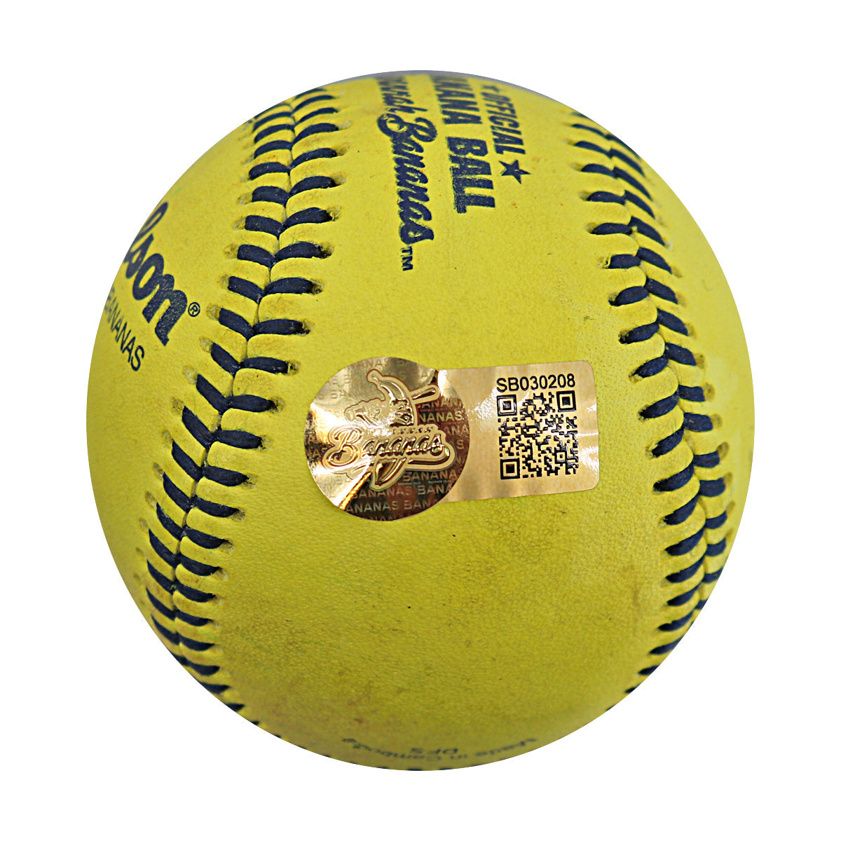 Russell Dickerson Savannah Bananas Autographed Game Used Banana Ball from 4/26/25 at Clemson