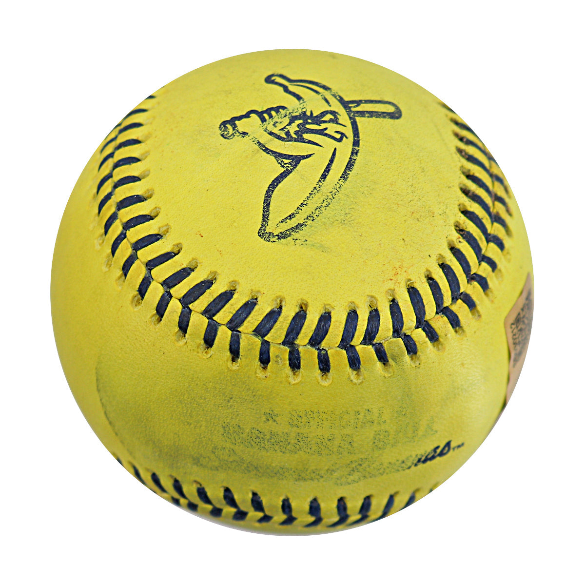 C.J. Spiller Savannah Bananas Autographed Game Used Banana Ball from 4/26/25 at Clemson