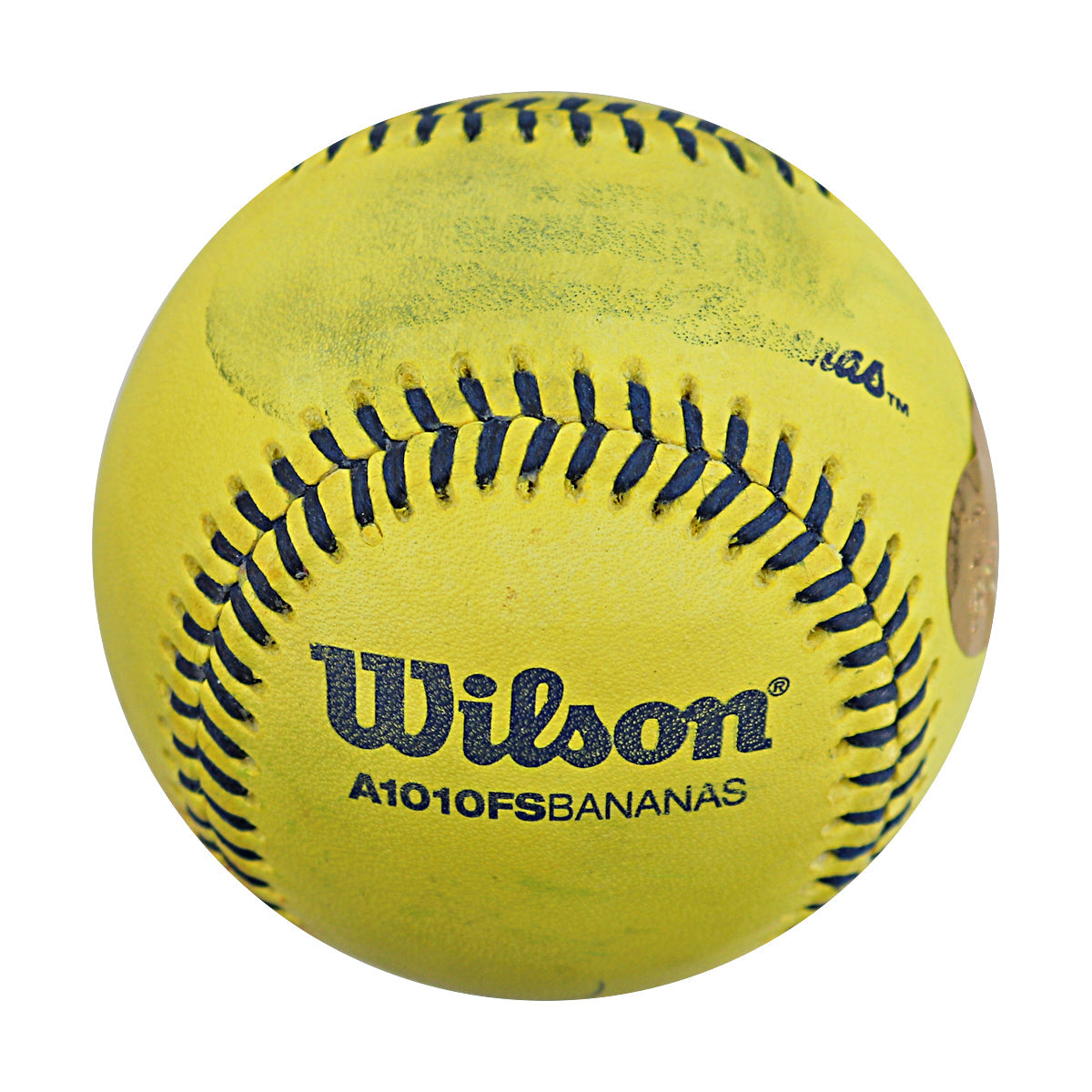 C.J. Spiller Savannah Bananas Autographed Game Used Banana Ball from 4/26/25 at Clemson