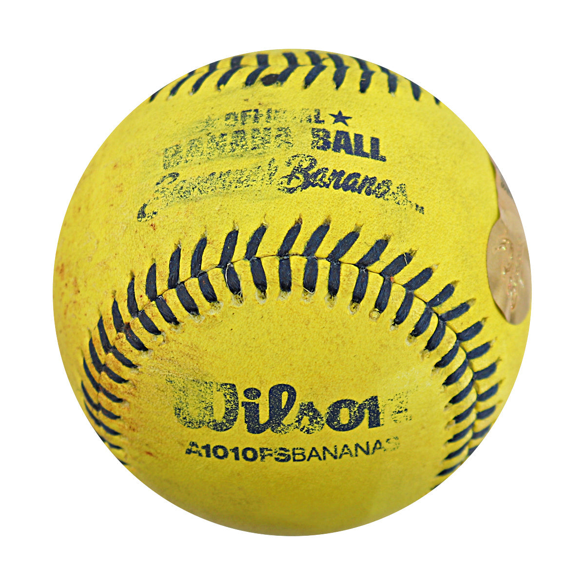 Reese Alexiades Savannah Bananas Autographed Game Used Banana Ball from 4/26/25 at Clemson - Trick Play Top 2nd Inning