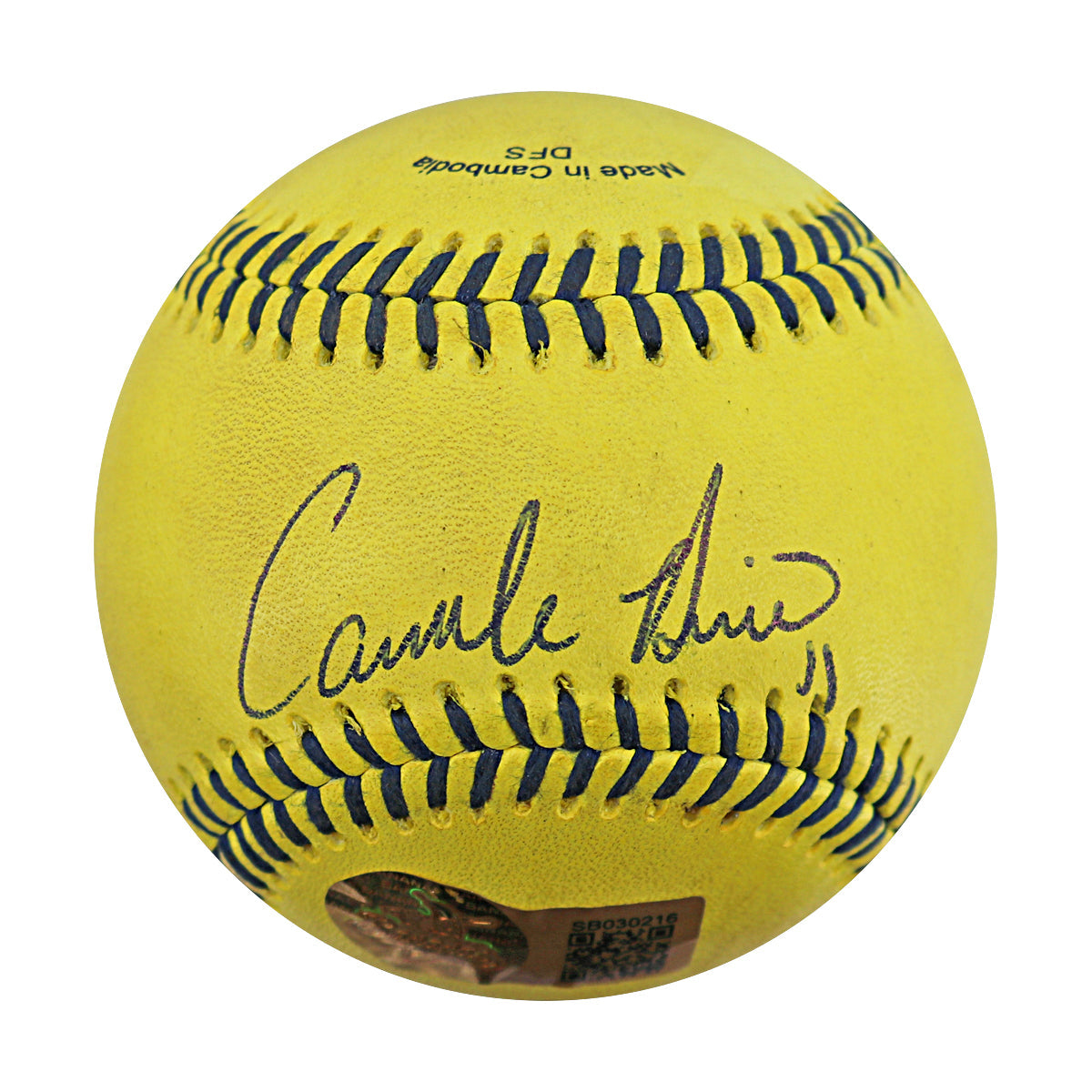 Correlle Prime Savannah Bananas Autographed Game Used Banana Ball from 4/26/25 at Clemson - 5th Inning Pitched Ball
