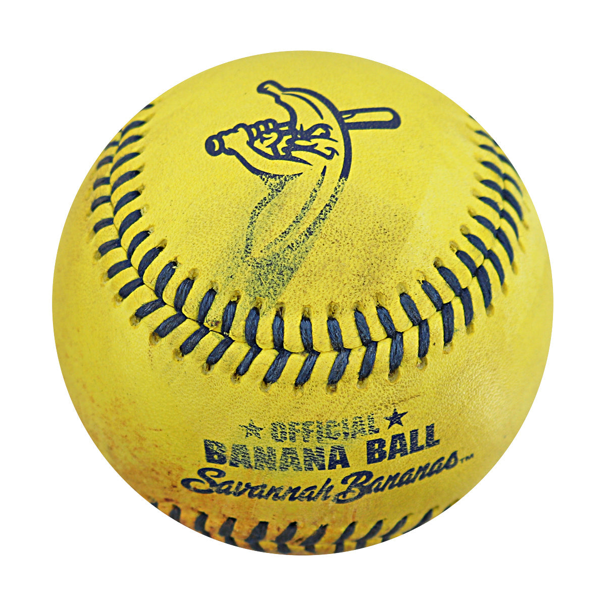 Correlle Prime Savannah Bananas Autographed Game Used Banana Ball from 4/26/25 at Clemson - 5th Inning Pitched Ball
