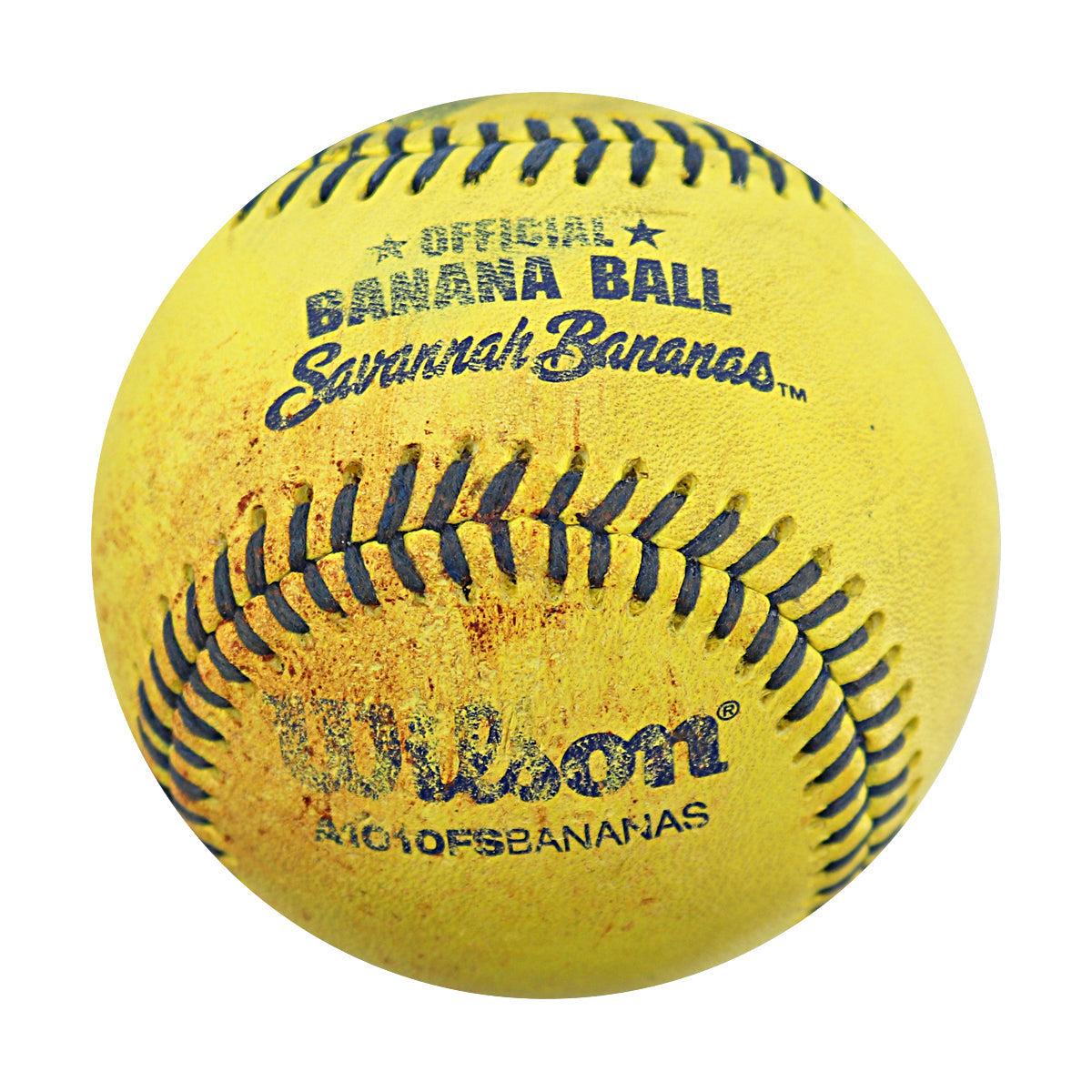 Correlle Prime Savannah Bananas Autographed Game Used Banana Ball from 4/26/25 at Clemson - 5th Inning Pitched Ball