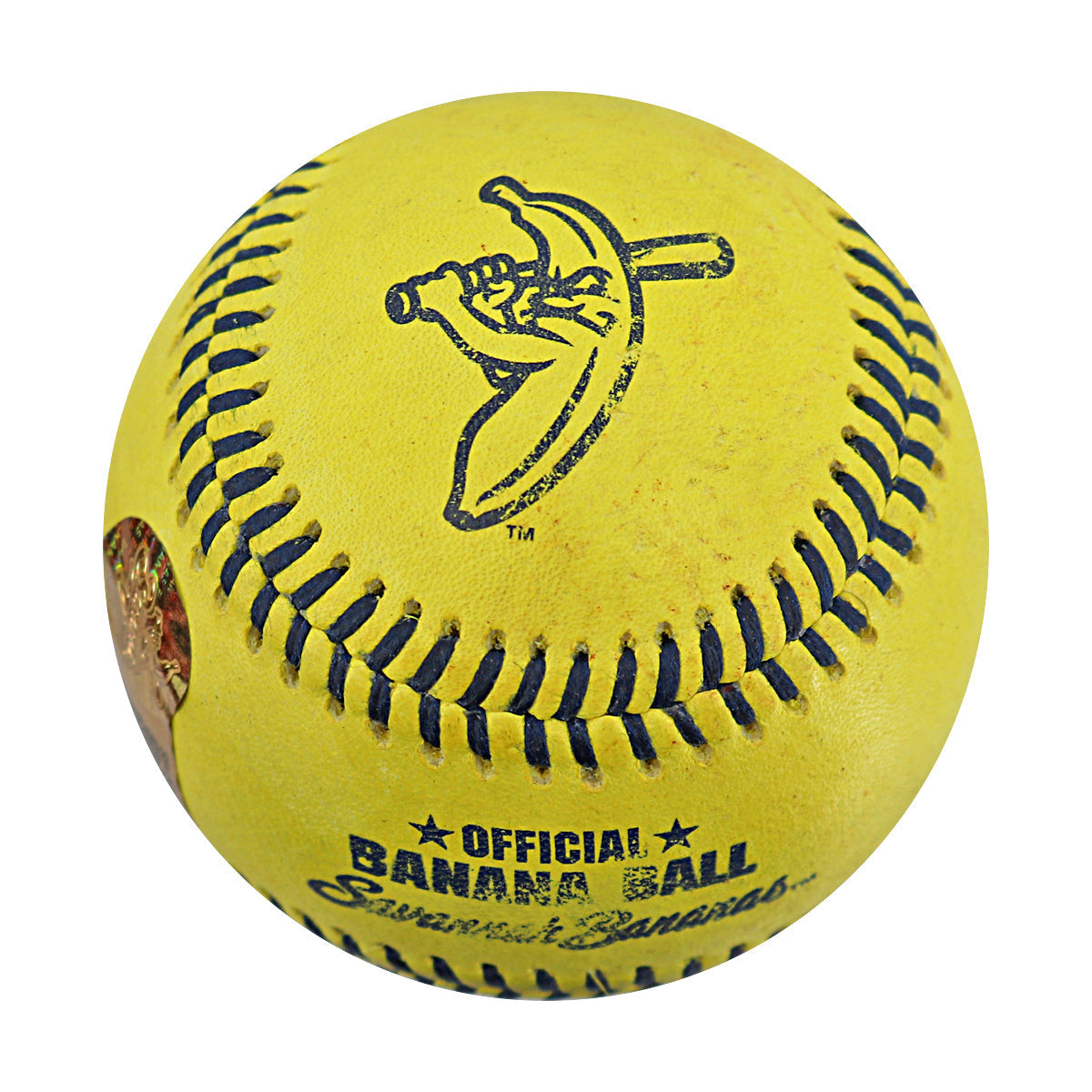 Kyle "KJ" Jackson Savannah Bananas Autographed Game Used Banana Ball from 4/26/25 at Clemson
