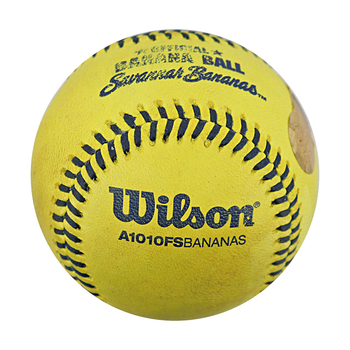 DR Meadows Savannah Bananas Autographed Game Used Banana Ball from 4/26/25 at Clemson - 6th Inning Back Flip Catch Ball