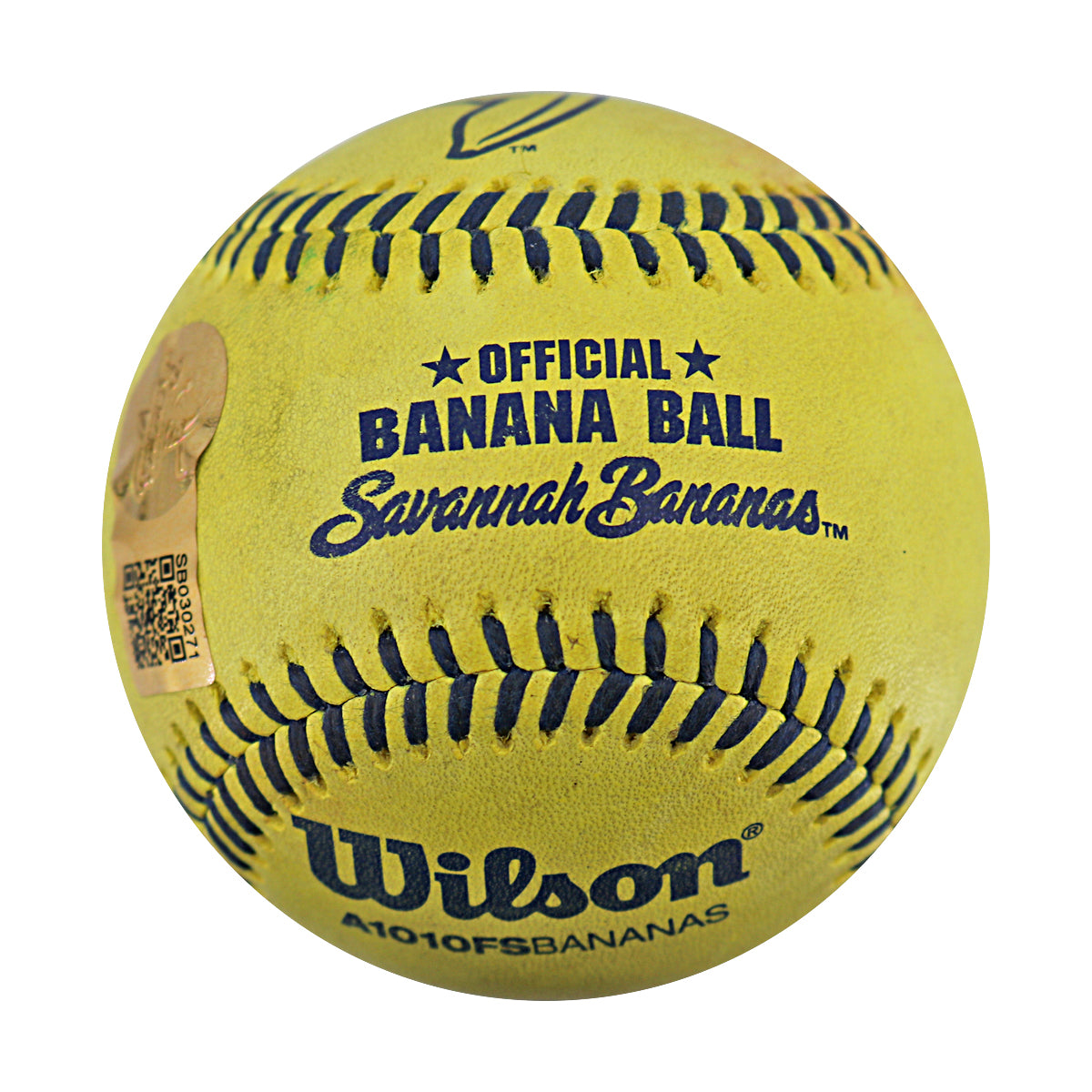 Olson, Jones Dual Signed Game Used Banana Ball 5.23.25 Kauffman Stadium