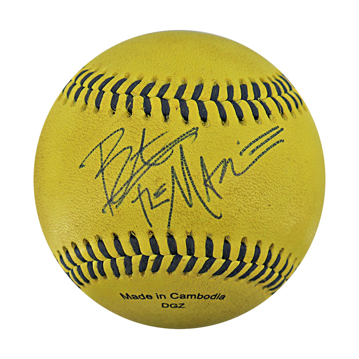 Bert Kreischer Signed Inscribed Game Used Banana Ball 5.30.25 Angel Stadium