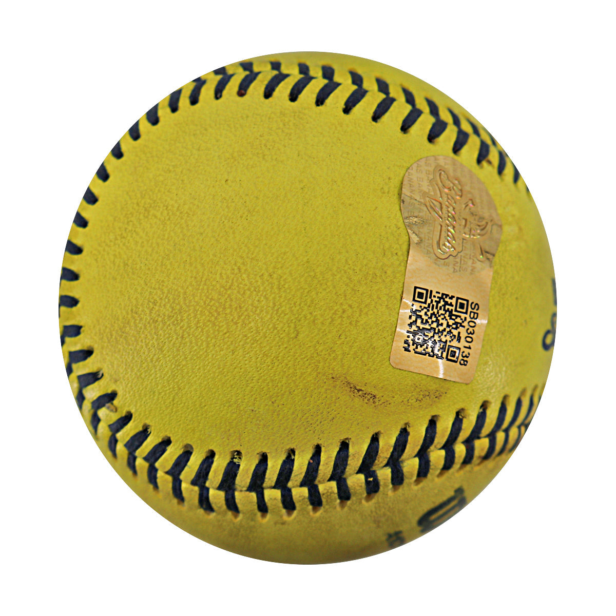 Bert Kreischer Signed Inscribed Game Used Banana Ball 5.30.25 Angel Stadium