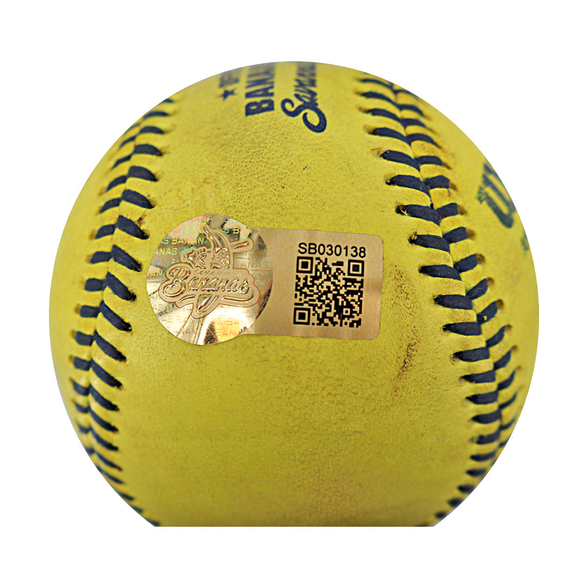 Bert Kreischer Signed Inscribed Game Used Banana Ball 5.30.25 Angel Stadium